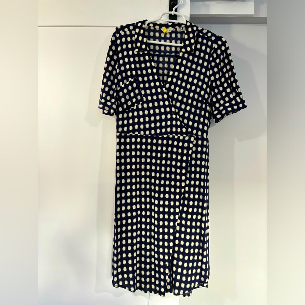 Wrap dress with pockets